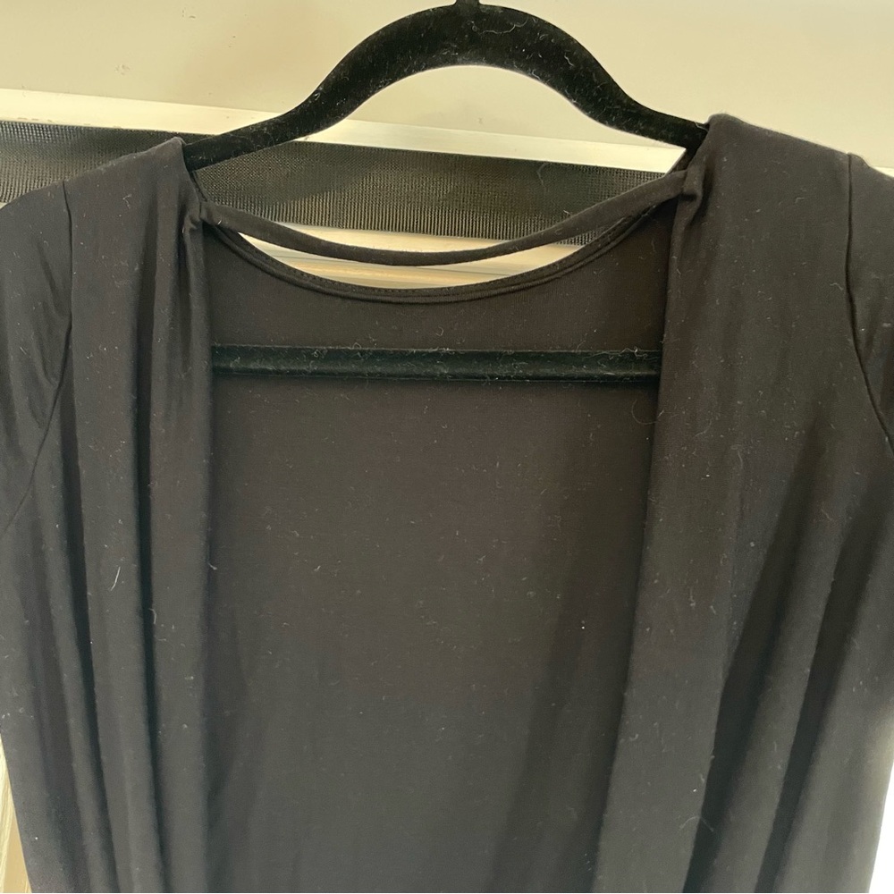 Lulu's Black Backless Long Sleeve Bodysuit XS NWOT - Picture 5 of 16